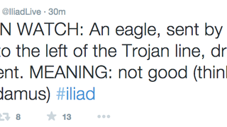 This Livetweeting of "The Iliad" Is the Best Thing On the Internet Today
